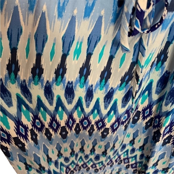 ATHLETA Blue Long Dress w/ Waist Tie Size XS — GORGEOUS!!! - Picture 8 of 9